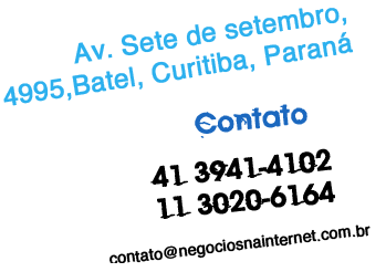 Ag&ecirc;ncia de internet - Neg&oacute;cios na internet - 41 3941-4102